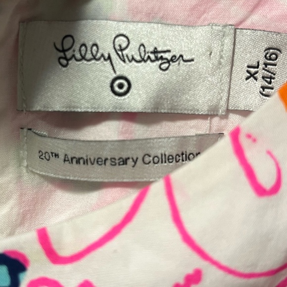 NWT Lily Pulitzer For Target Floral Sleeveless Dress with Lace Trim - Picture 4 of 4